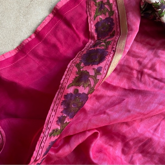 Silk Set - Kurta, Churidar, Dupatta - Picture 8 of 15